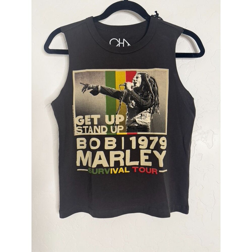 Chaser Bob Marley "Get Up Stand Up" Survival Tour Muscle Tee